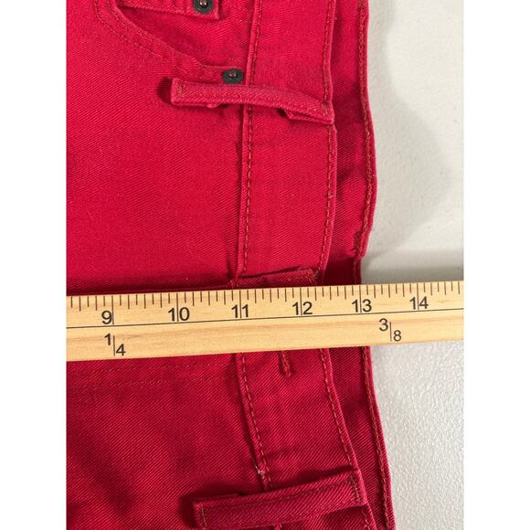 Levi's 569 Pants Denim Jeans Men's Size 38x30 Red Loose Straight Stretch Casual - Picture 5 of 10